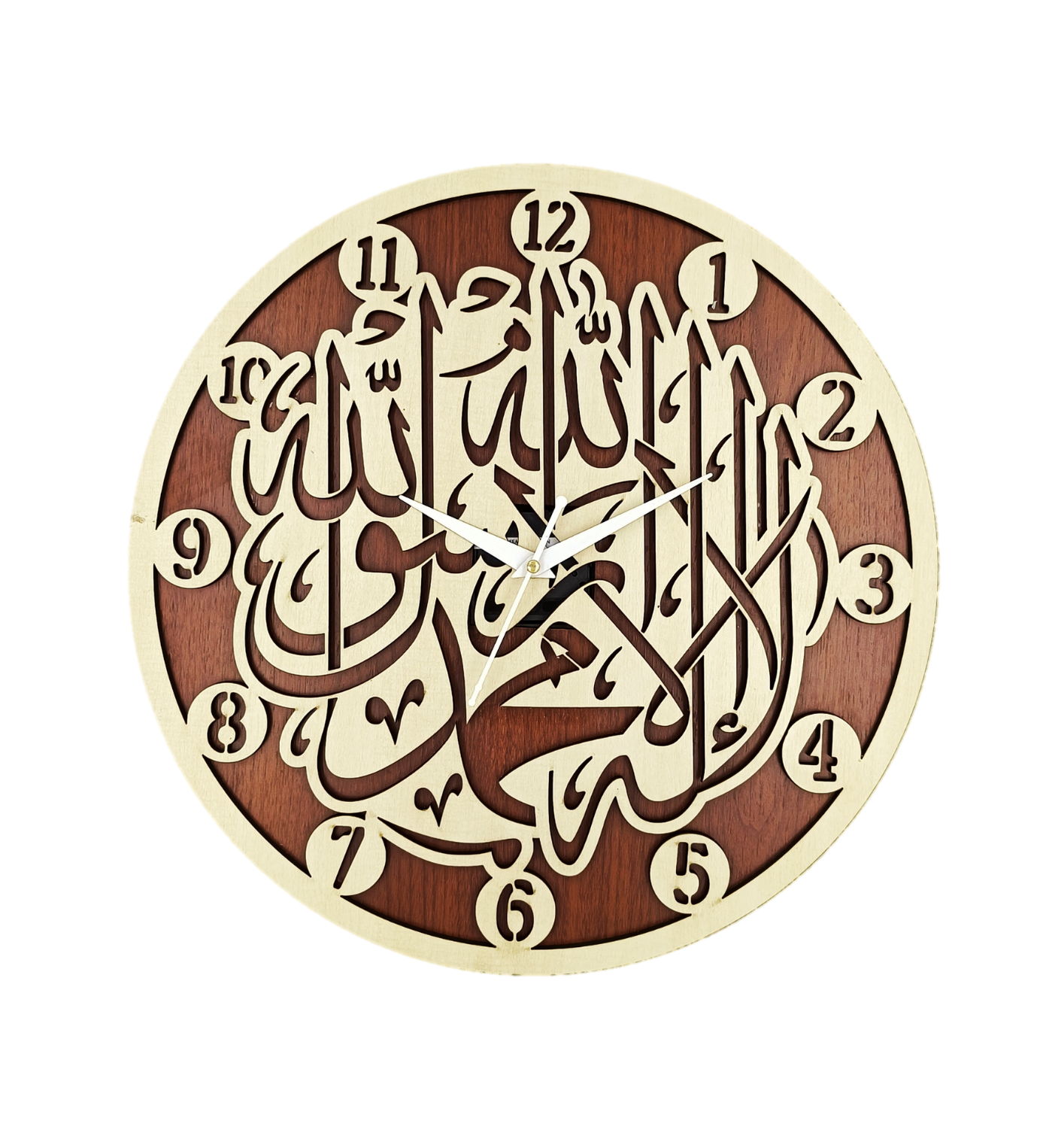 Wooden Silent Non-Ticking Wall Clock for Home Stylish Latest Designer Wall Clock for Home Living Room Bedroom Office Hall - Image 3